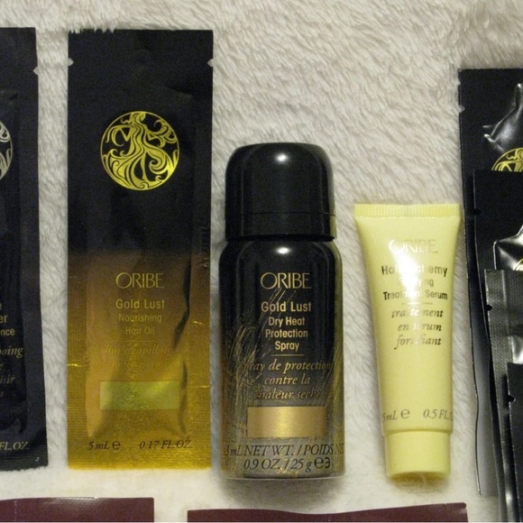 Oribe Hair Care 46 Piece Sample Travel Lot Gold Lust Shampoo Conditioner More - Picture 2 of 8